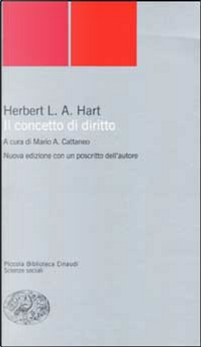 Il concetto di diritto by Herbert L. A. Hart