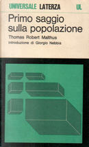 Primo saggio sulla popolazione by Thomas R. Malthus