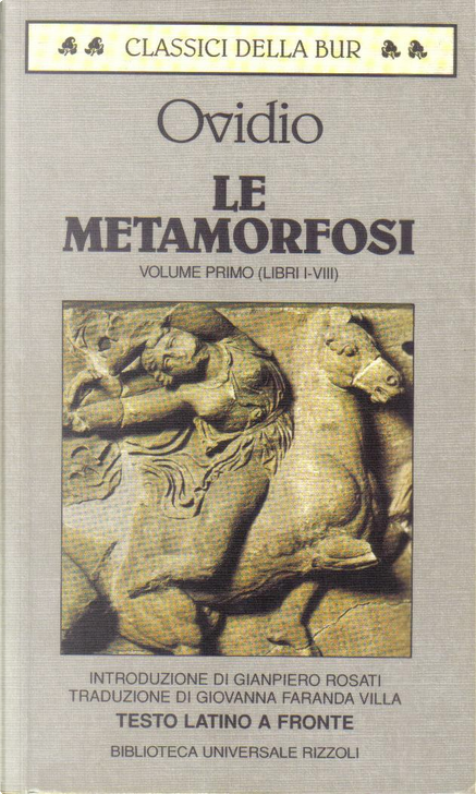 Metamorfosi, Libri