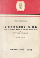 La letteratura italiana by Attilio Momigliano