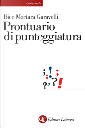 Prontuario di punteggiatura by Bice Mortara Garavelli