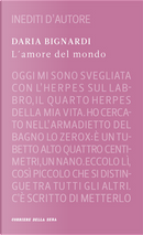 L'amore del mondo by Daria Bignardi