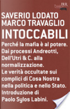 Intoccabili by Saverio Lodato