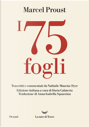 I 75 fogli by Marcel Proust