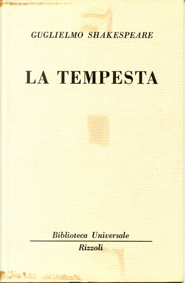 La tempesta di William Shakespeare, Rizzoli (BUR), Paperback - Anobii