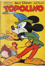 Topolino n. 14 by Angelo Bioletto, Bill Walsh, Carl Barks, Carl Buettner, Dick Moores, Floyd Gottfredson, George Stallings, Gil Turner, Guido Martina