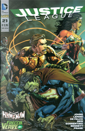 Justice League n. 21 by Geoff Jones, Jeff Lemire, Tom DeFalco