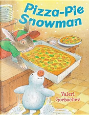 Pizza-Pie Snowman by Valeri Gorbachev