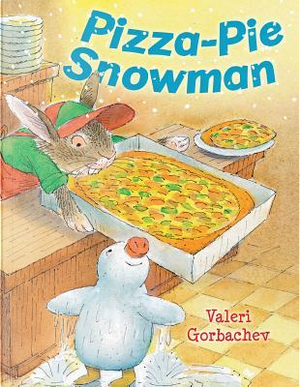 Pizza-Pie Snowman by Valeri Gorbachev