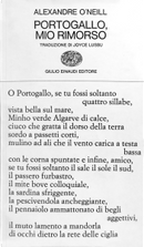 Portogallo, mio rimorso by Alexandre O'Neill