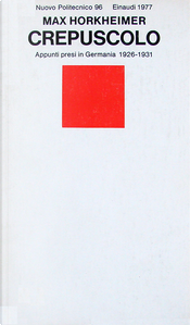 Crepuscolo by Max Horkheimer