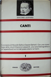 Canti by Giacomo Leopardi
