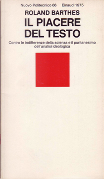 Il piacere del testo by Roland Barthes