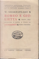 Romeo e Giulietta by William Shakespeare