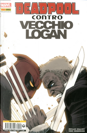 Deadpool contro Vecchio Logan by Declan Shalvey