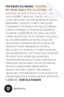 Per amore del mondo by Aleksandr Solženicyn, Czeslaw Milosz, Derek Walcott, Doris Lessing, Gabriel Garcia Marquez, Gao Xingjian, Harold Pinter, Herta Müller, Imre Kertész, Iosif Brodskij, Isaac Bashevis Singer, Jean-Marie Gustave Le Clézio, John Steinbeck, José Saramago, Kenzaburō Ōe, Michail Šolochov, Miguel Angel Asturias, Nadine Gordimer, Naguib Mahfouz, Octavio Paz, Pablo Neruda, Saul Bellow, Seamus Heaney, Shmuel Yosef Agnon, Svetlana Aleksievič, Toni Morrison, William Golding, Wislawa Szymborska, Wole Soyinka Per amore del mondo by Aleksandr Solženicyn, Czeslaw Milosz, Derek Walcott, Doris Lessing, Gabriel Garcia Marquez, Gao Xingjian, Harold Pinter, Herta Müller, Imre Kertész, Iosif Brodskij, Isaac Bashevis Singer, Jean-Marie Gustave Le Clézio, John Steinbeck, José Saramago, Kenzaburō Ōe, Michail Šolochov, Miguel Angel Asturias, Nadine Gordimer, Naguib Mahfouz, Octavio Paz, Pablo Neruda, Saul Bellow, Seamus Heaney, Shmuel Yosef Agnon, Svetlana Aleksievič, Toni Morrison, William Golding, Wislawa Szymborska, Wole Soyinka
