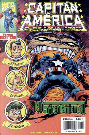 Capitán América: Centinela de la libertad Vol.1 #10 (de 12) by James Felder