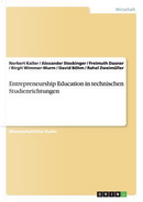 Entrepreneurship Education in technischen Studienrichtungen by David Böhm