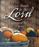 Give Thanks Thanksgiving Bulletin Large by Not Available