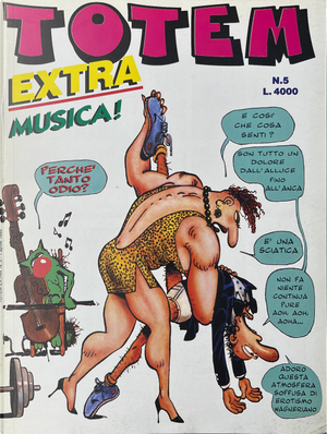 Totem Extra n. 5, 1 aprile 1995 by Didier Tronchet, Enrique Ventura, François Thomas, Georges Pichard, Georges Wolinski, Gérard Lauzier, Hoviv, Ivà, Jean-Pierre Autheman, Leonardo Ortolani, Luca Boschi, Marcel Gotlib, Miguel Ángel Nieto, Ufuk