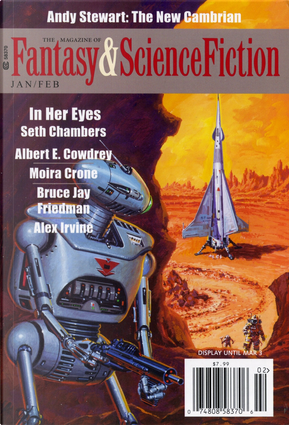 The Magazine of Fantasy and Science Fiction, January/February 2014 by Albert E. Cowdrey, Alex Irvine, Andy Stewart, Bruce J. Friedman, C. C. Finlay, Charles De Lint, Claudio Chillemi, David J. Skal, Elizabeth Hand, Lawrence Forbes, Moira Crone, Oliver Buckram, Pat Murphy, Paul Di Filippo, Paul Doherty, Robert Reed, Seth Chambers