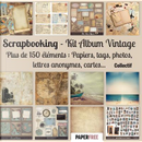 Scrapbooking Kit album vintage by Collectif