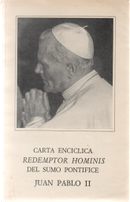 Carta Encíclica Redemptor Hominis by Juan Pablo II