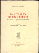 Dal diario di un critico by Vittorio Santoli