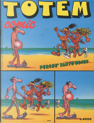 Totem Comic n. 161/2, anno IX, 15 luglio/15 agosto 1995 by Didier Tronchet, Edika, Enrique Ventura, Gérard Lauzier, Ivà, Jean-Yves Ferri, José Luis Martin, Leonardo Ortolani, Luca Boschi, Maikel, Massimo Caviglia, Miguel Ángel Nieto, Oscar, Philippe Vuillemin, Stanko, Stefano Disegni