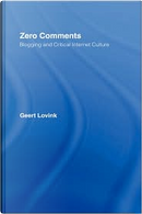Zero Comments by Geert Lovink