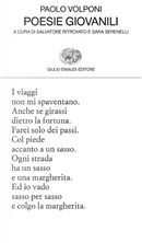 Poesie giovanili by Paolo Volponi
