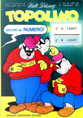 Topolino n. 1213 by Bruno Mandelli, Ed Nofziger, Guido Martina, Shawn Kerri