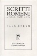 Scritti romeni by Paul Celan