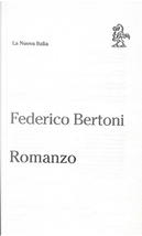 Romanzo by Federico Bertoni