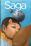 Saga deluxe vol. 1 by Brian Vaughan, Fiona Staples
