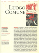 Luogo comune - A. 3 n. 4 (giugno 1993) by Augusto Illuminati, Daniela Daniele, Franco Piperno, Giorgio Agamben, Giuseppe Bronzini, Lanfranco Caminiti, Marco Bascetta, Maurizio Ricciardi, Paolo Virno, Sandro Mezzadra, Walter Benjamin, Ágnes Heller