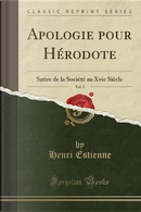 Apologie pour Hérodote, Vol. 2 by Henri Estienne