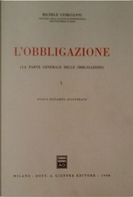 L obbligazione by Michele Giorgianni Giuffr Other Anobii