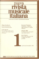 Nuova rivista musicale italiana (n.1/1983) by Ferruccio Tammaro, Filipp Gherskovic, Guido Burchi, Jean Lionnet, Massimo Mila