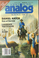 Analog Science Fiction and Fact, March 1991 by Bob Howe, Daniel Hatch, F. M. Busby, Francis Cartier, J.H. Ulowetz, Kent Patterson, Lawrence Watt-Evans, Mike Moscoe