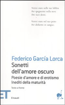 Sonetti dell'amore oscuro by Federico Garcia Lorca