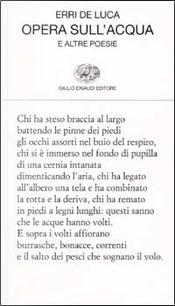 Opera sull'acqua by Erri De Luca