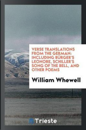Verse Translations from the German by William Whewell