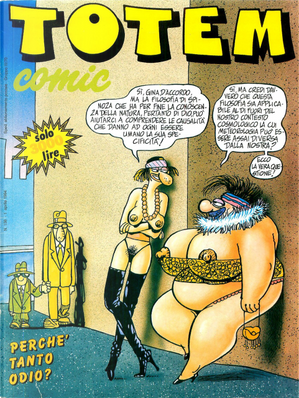 Totem Comic n. 138, anno VIII, 1 aprile 1994 by Blas Gallego, Das Pastoras, David Lubrano, Didier Tronchet, E. Sánchez Abulí, Edika, Enrique Ventura, Fer, Forges, Ivà, Jean-Pierre Autheman, José Luis Martin, Lluïsot, Luca Boschi, Massimo Caviglia, Miguel Ángel Nieto, Oscar, Palomo, René Pétillon, Stefano Disegni