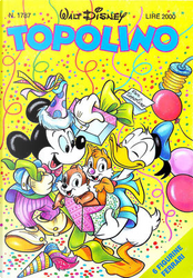 Topolino n. 1787 by Bruno Sarda, Carlo Panaro, Giorgio Bordini, Guido Scala, Irineu Soares Rodrigues, Ivan Saidenberg, Massimo De Vita, Massimo Dotta, Romano Scarpa, Verci de Mello