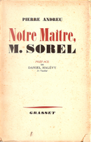 Notre maître, M. Sorel by Pierre Andreu