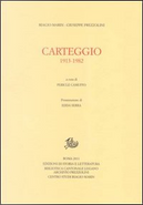 Carteggio by Biagio Marin, Giuseppe Prezzolini