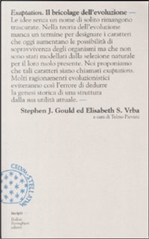 Exaptation by Elisabeth S. Vrba, Stephen Jay Gould