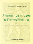 Appunti dalle lezioni di diritto pubblico by Raffaele Manfrellotti