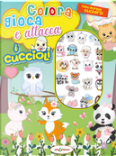 Colora gioca attacca i cuccioli. Activity book con puffy stickers